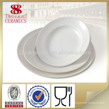 Plat personnalisé à usage personnalisé, assiette à table fine en porcelaine